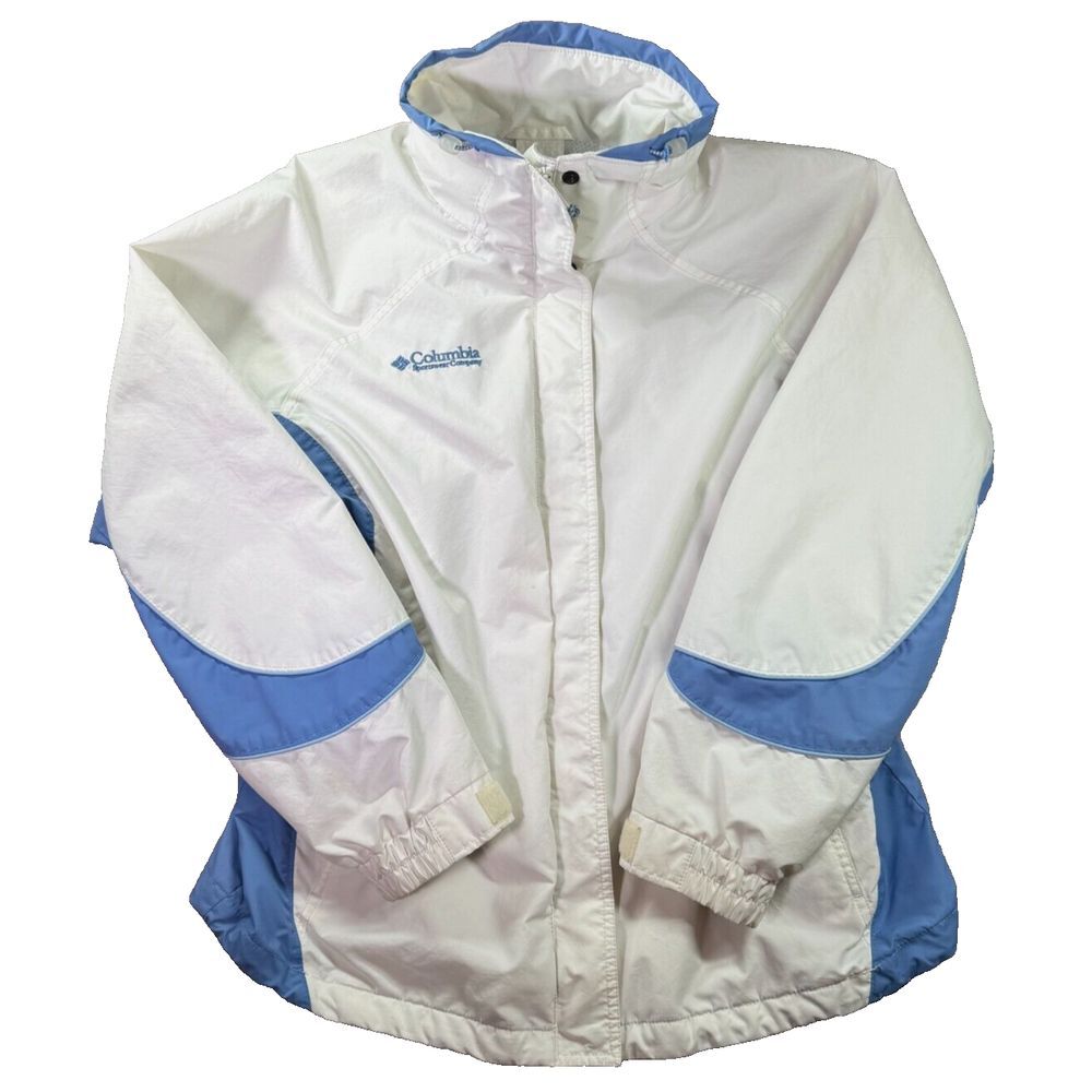 Columbia Jacket Womens Large White‎ Core Interchange (Shell Only) Outdoors Ski